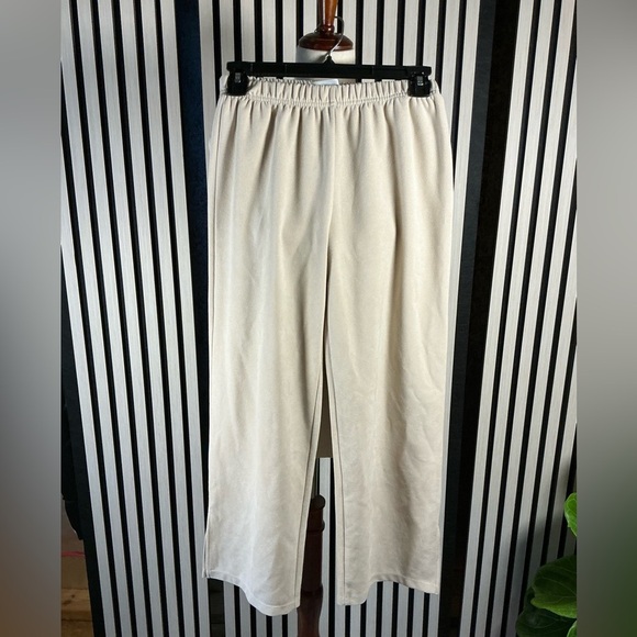 OAK + FORT Beige Elastic-Waist lounge Pants Sz XS - Picture 1 of 6